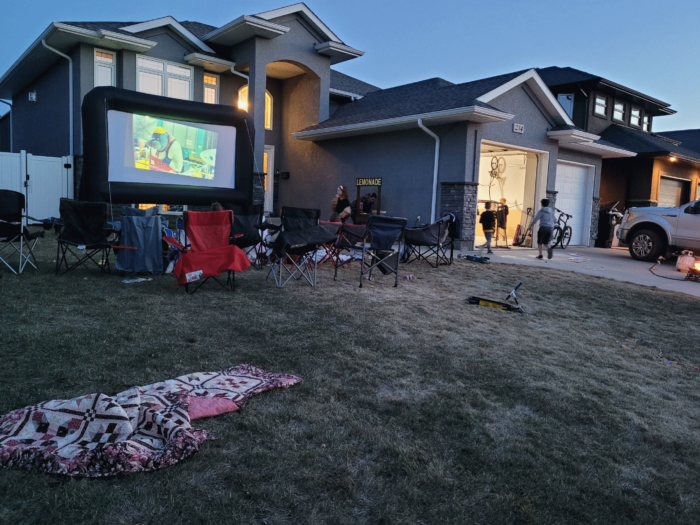 Outdoor Movie Package YXE Slumber Party